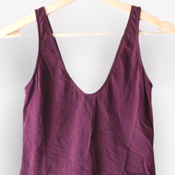 Babaton silk camisole | Aritzia burgundy top - Picture 2 of 3